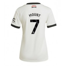 Manchester United Mason Mount #7 Tredjedrakt Kvinner 2024-25 Kortermet